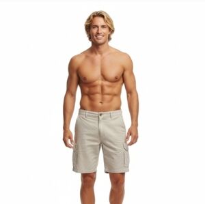 NWT ✨️ Men's Tan Linin Cargo Shorts Size 40 (See Measurements)